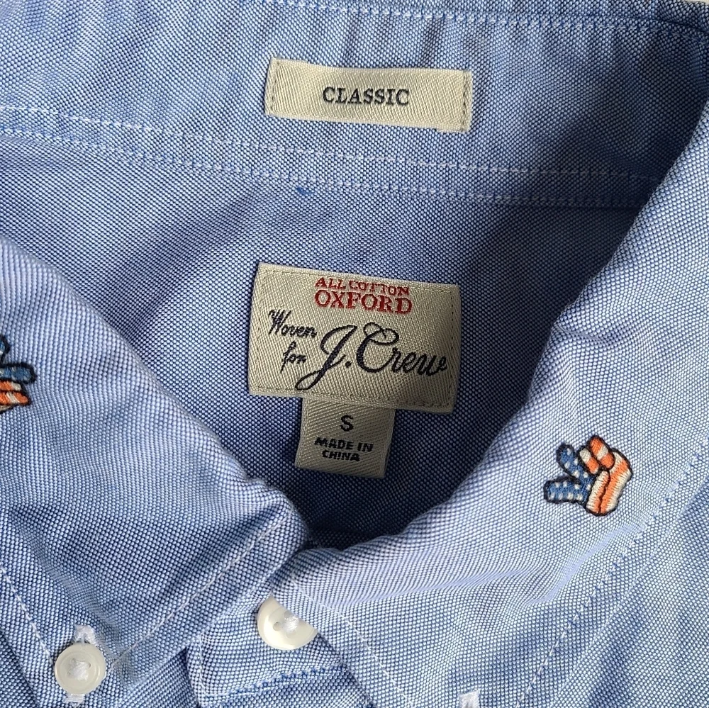 SALE! J.Crew Classic Oxford Peace Shirt